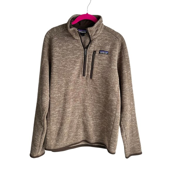 Patagonia Other - PATAGONIA Mens Better Sweater Brown Heathered Quarter Zip Fleece, S